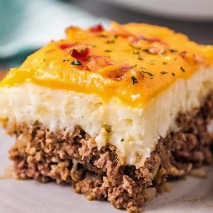 Meat Beef Potato Cake