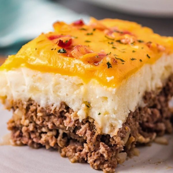 Meat Beef Potato Cake