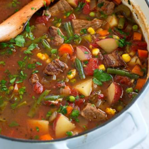Beef soup with Vegetables (Meat)