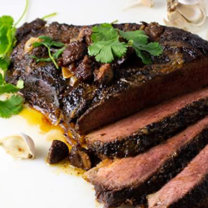 Brisket with Mushroom Sauce