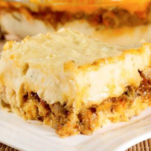 Ground Beef Cassava Cake