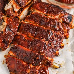 Ribs with BBQ Sauce