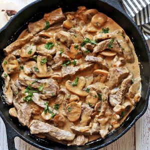 PESAJ-Steak Stroganoff