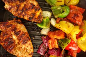 PESAJ-Grilled Breasts with Roasted Vegetables
